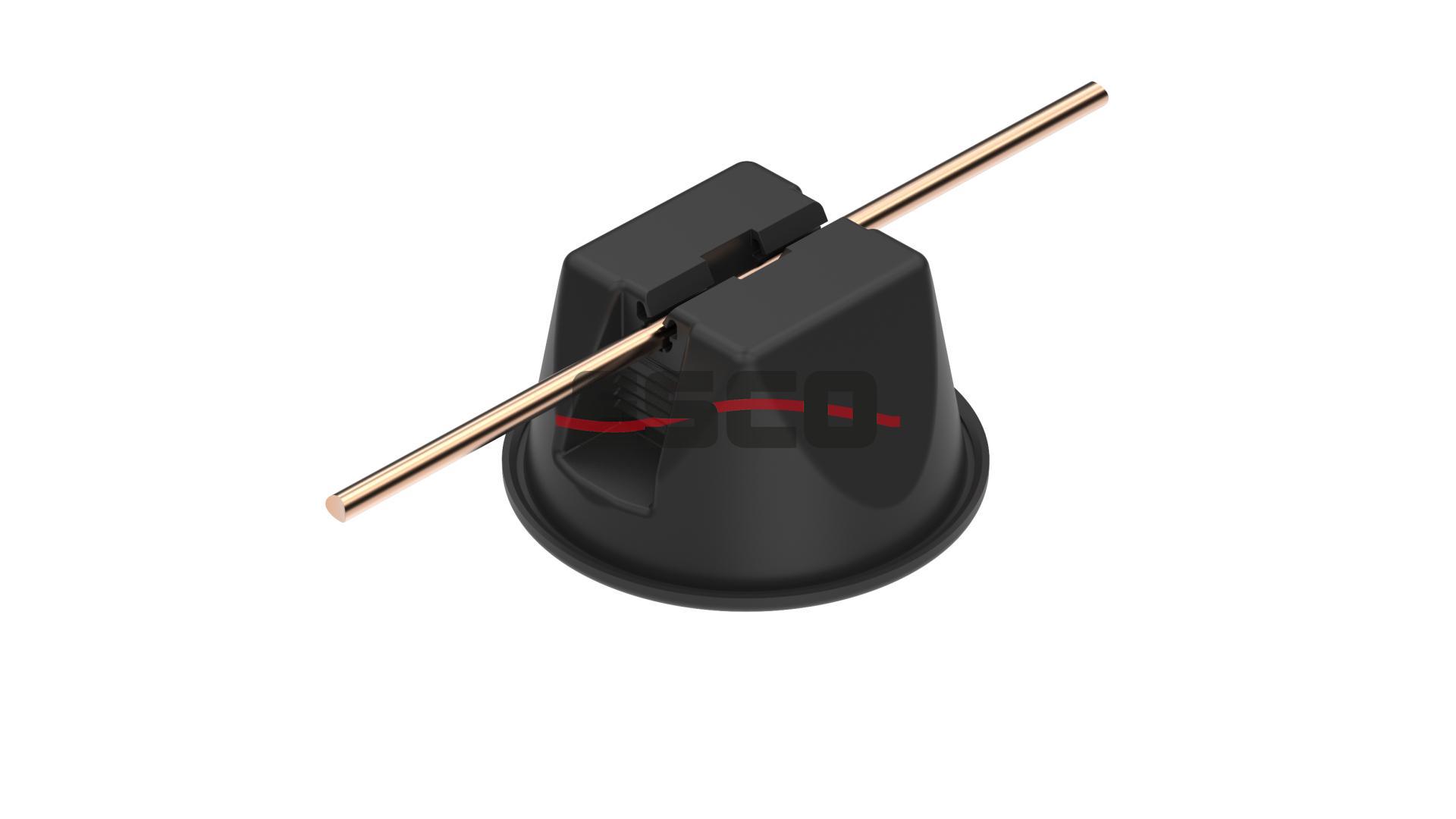 Cunha de telhado isolada