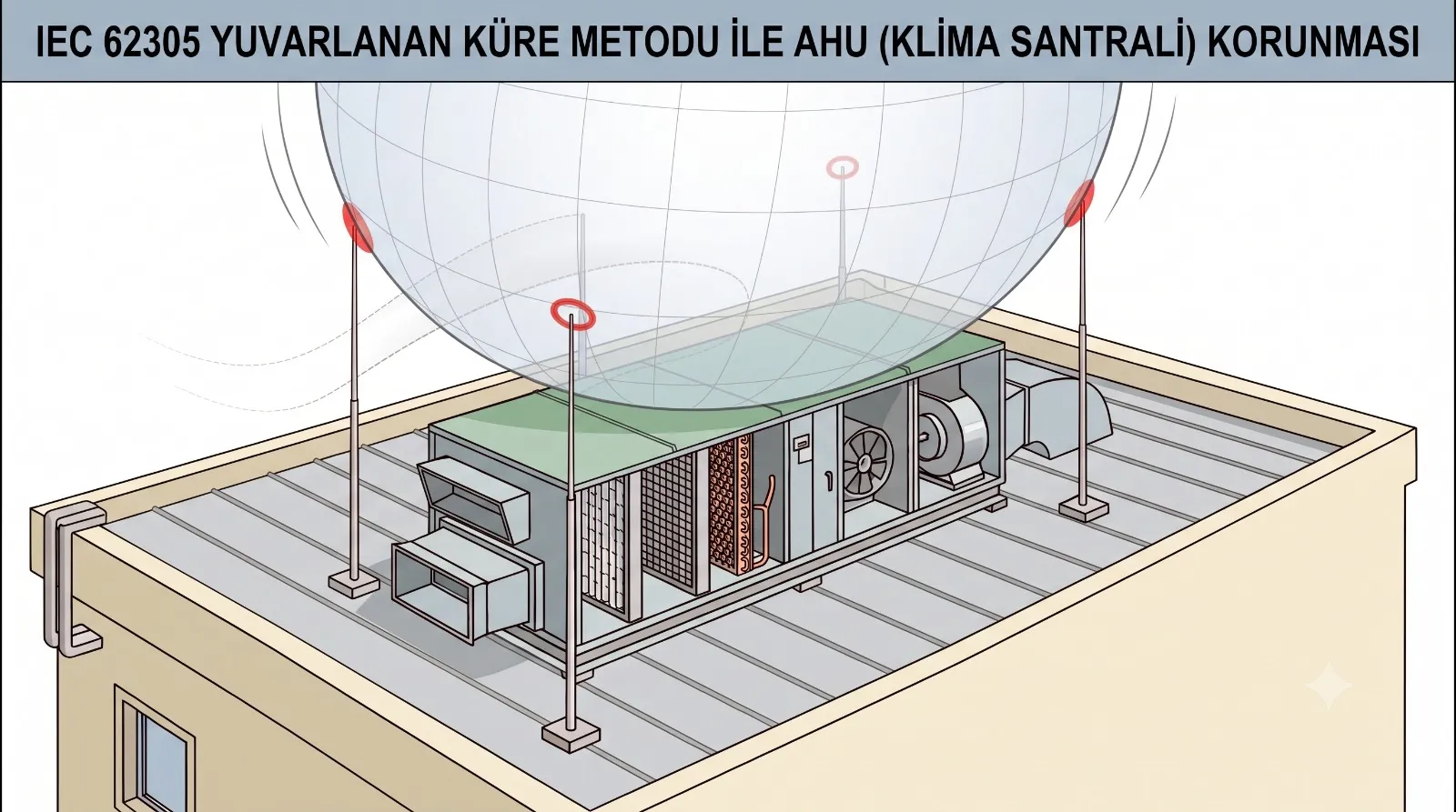 IEC 62305 Standardında Yuvarlanan Küre Metodu: Tasarımda Temel Formüller
