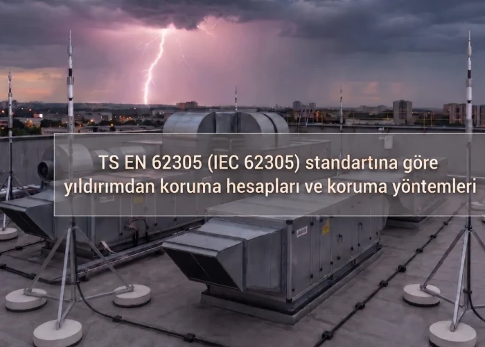 TS EN 62305’e Göre Yıldırımdan Korunma Hesapları ve Koruma Yöntemleri