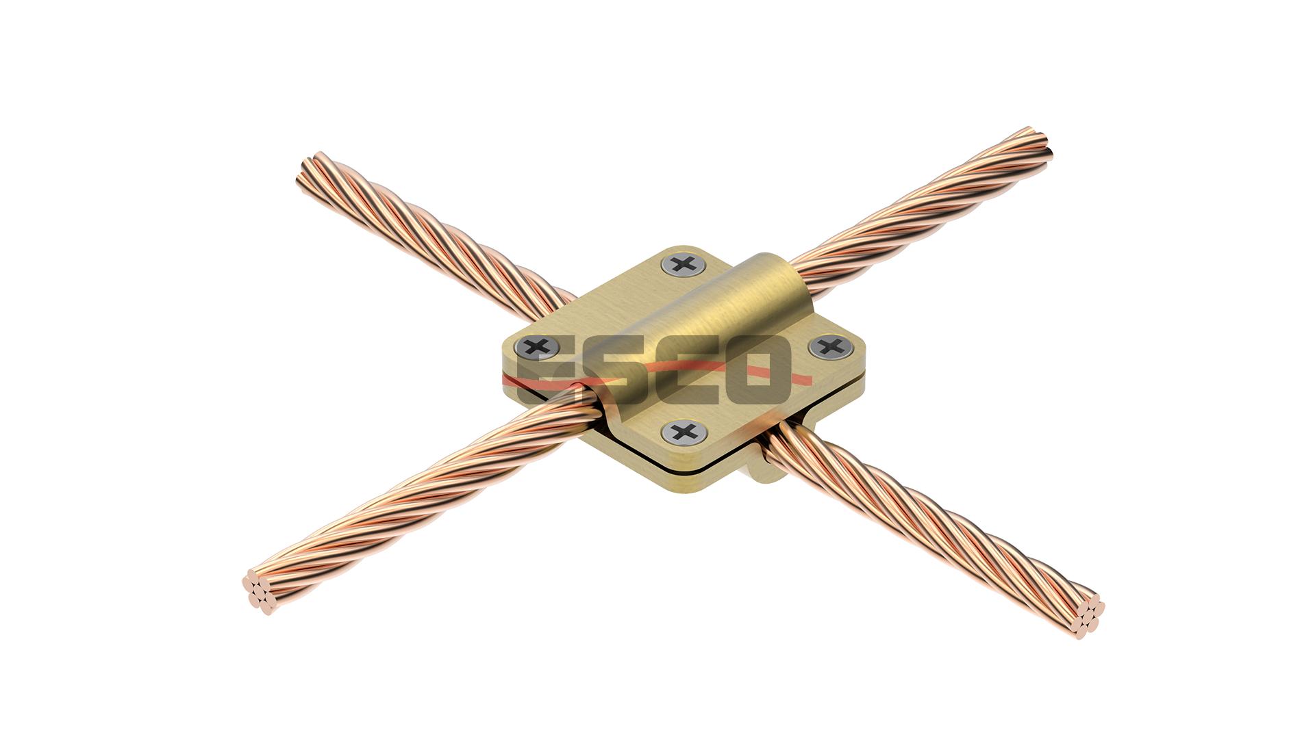 Brass Square Clamp