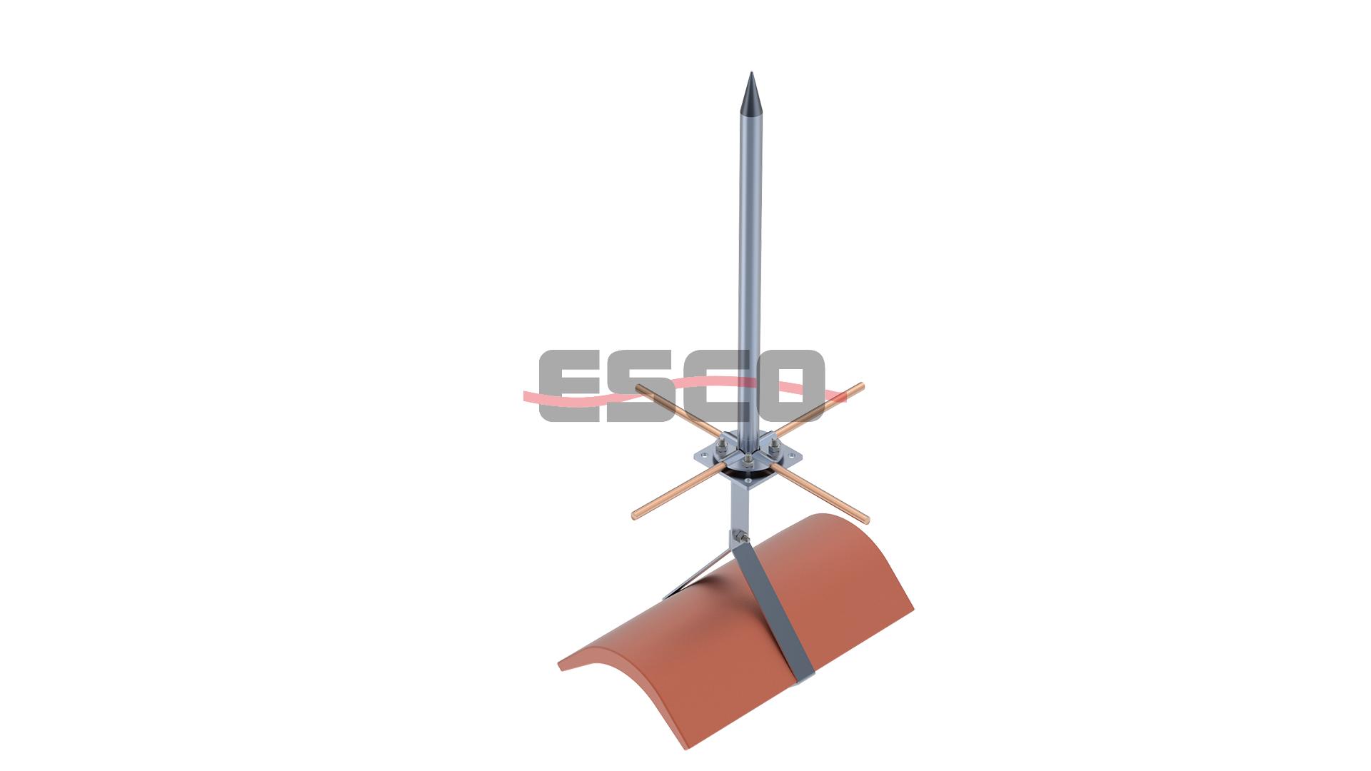 Air Terminal Fixing Base-Ridge Tile Type
