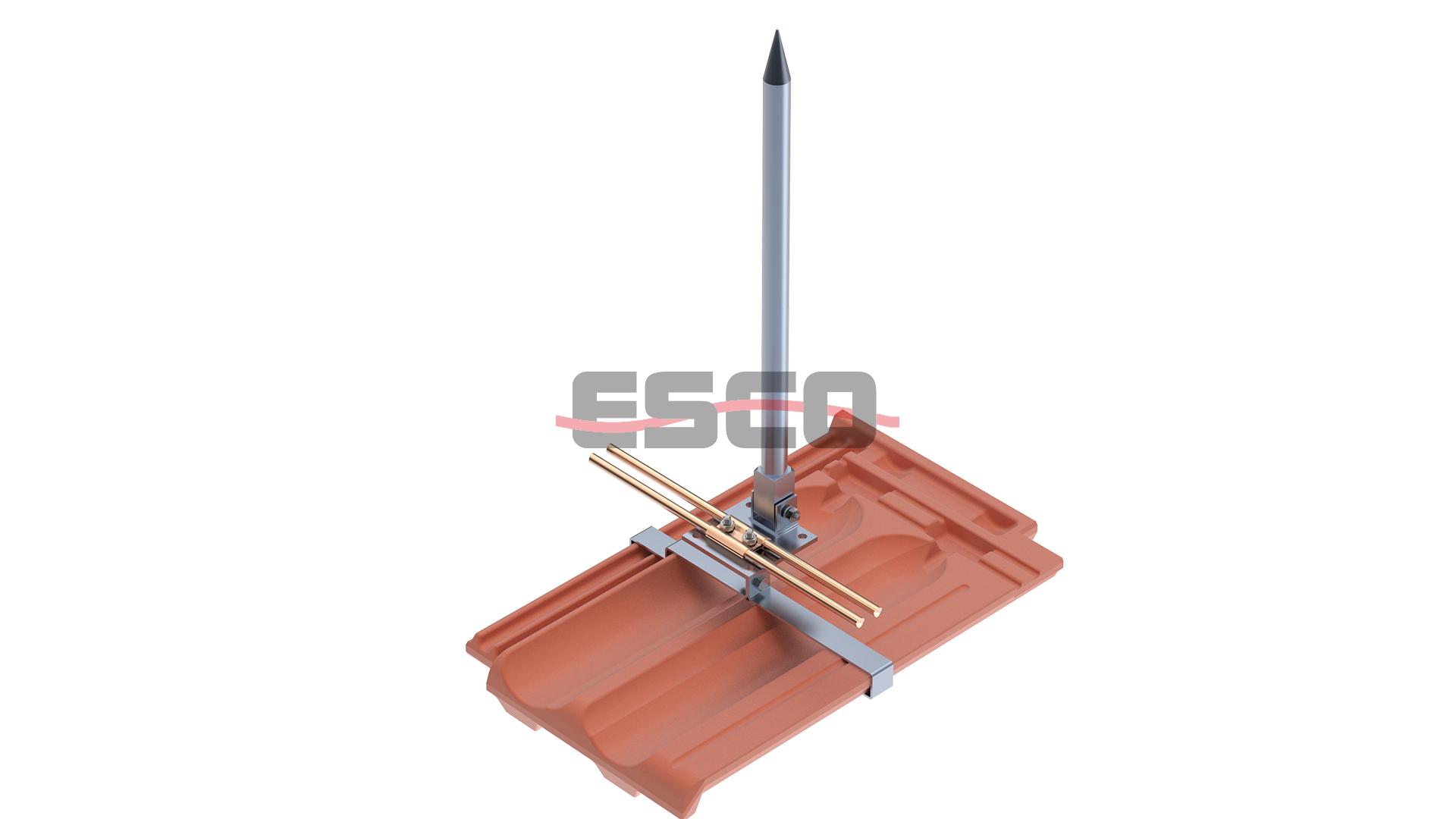 Air Terminal Fixing Base-Adjustable Tile Type