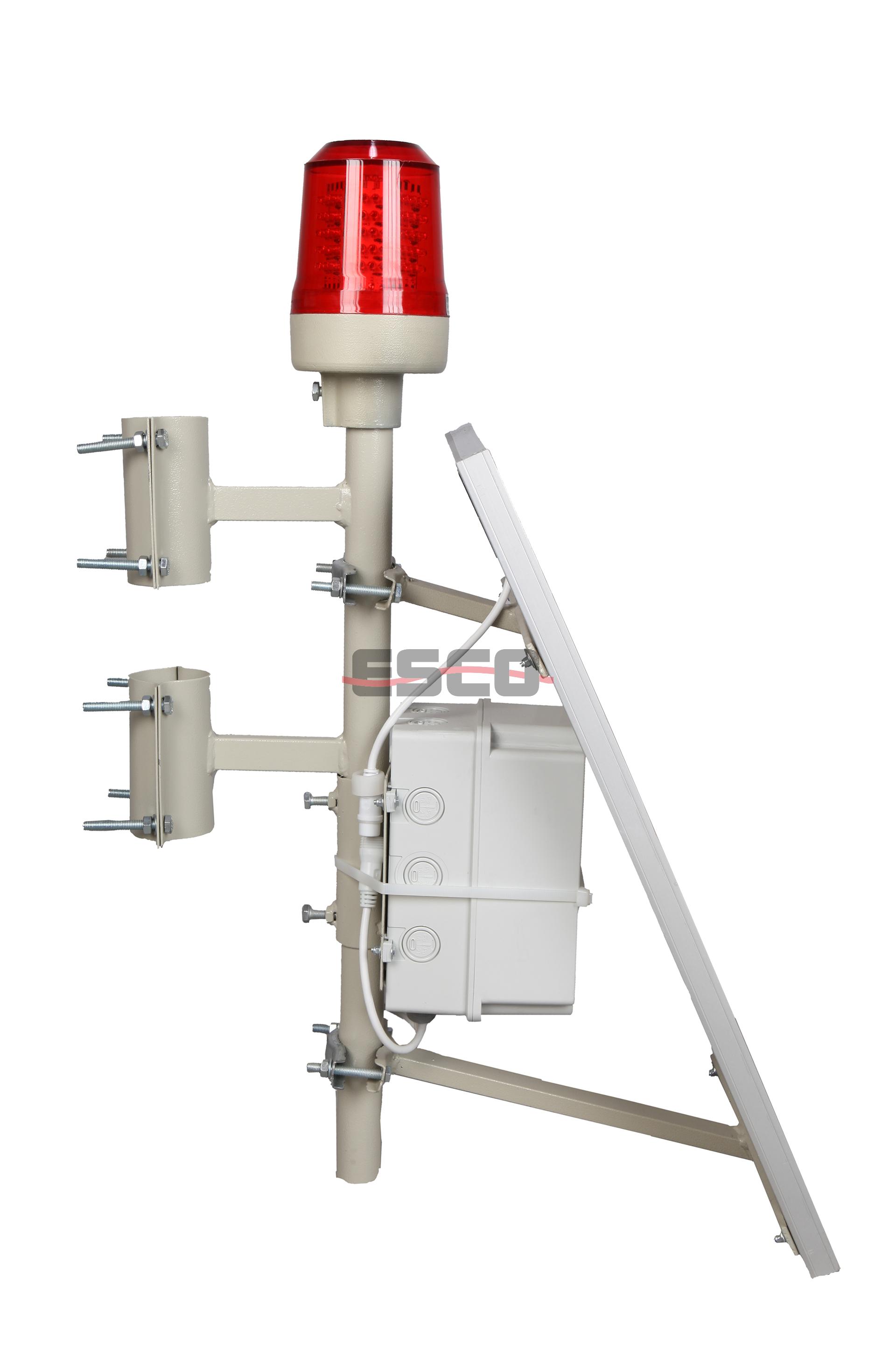 Solar Panelli Uçak İkaz Lambası